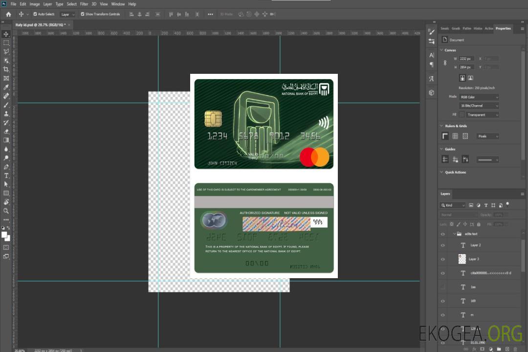 Égypte Mastercard standard de la Banque nationale d'Égypte template Égypte Mastercard standard de la Banque nationale d'Égypte template